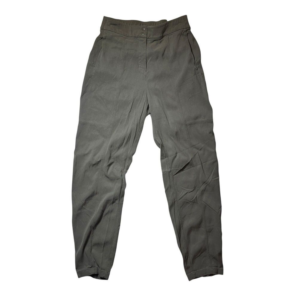 Lululemon Dynamic Days Pant Grey Sage Women Size 2 LW5CL6S Cupro Modal High Rise